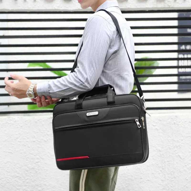 Highcapacity Briefcase Business Document Information Storage Bags Weekend Travel Laptop Protection Organize Handbag AccessoriesL251087