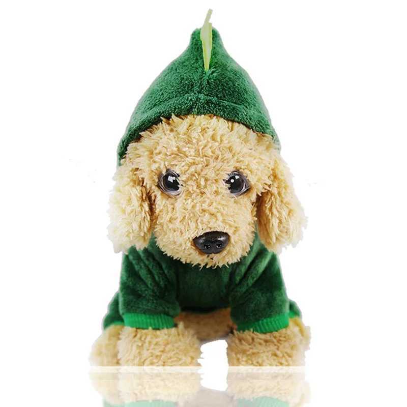 Pet Dog Clothes Funny Dinosaur Costumes Winter Warm Plush Coat Small Kitten Hoodie Puppy Dog Cloth C251009