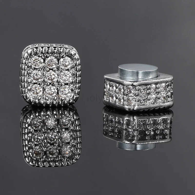 Fake Earrings For Men Women Strong Magnet Magnetic StainlESS Steel Non Piercing Hip Hop Rock Fashion Jewelry AccESSories M251009
