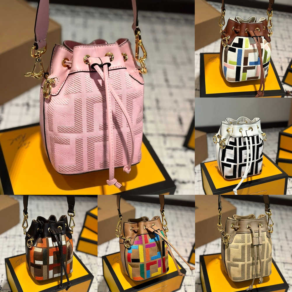 Evening Bags FF bag DrawstringBucket Roma Baguette Bags Original Designer Handbag Top Bucket Crossbody Leather Chain Mirror baguette bag Mon Tresor Bag d2d