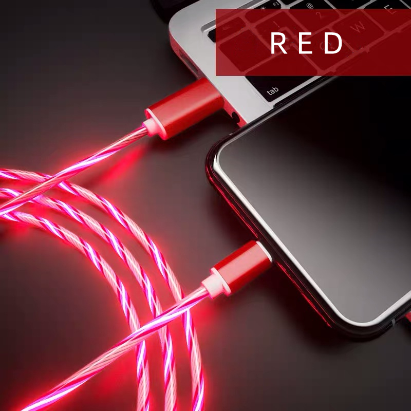 3 iN 1 Glowing LED Light Party Phone Charger Luminous USB Type C Cable For Xiaomi iPhone 14 13 12 11 Samsung S25 S24 Phone Accessories