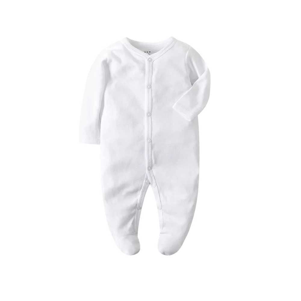 Four Seasons Newborn Infant Baby Boy Girl Jumpsuit Soft Long Sleeve Romper Casual Toddelr Clothing 012 Months Baby Clothing C251009