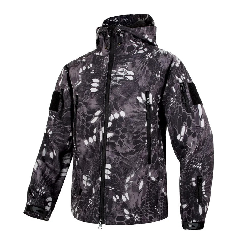 Mens Outdoor Tactical Jacket Waterproof Military Camouflage M65 Windproof Cold Weather Coat Army Windbreaker Durable Winter Park 251014 - view 5