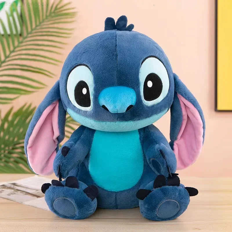 Disney 3580CM Lilo Stitch Doll Cartoon Angel Plush Toy Cute Anime Soft Stuffed Kawaii Companion Childrens Birthday Gift H251009
