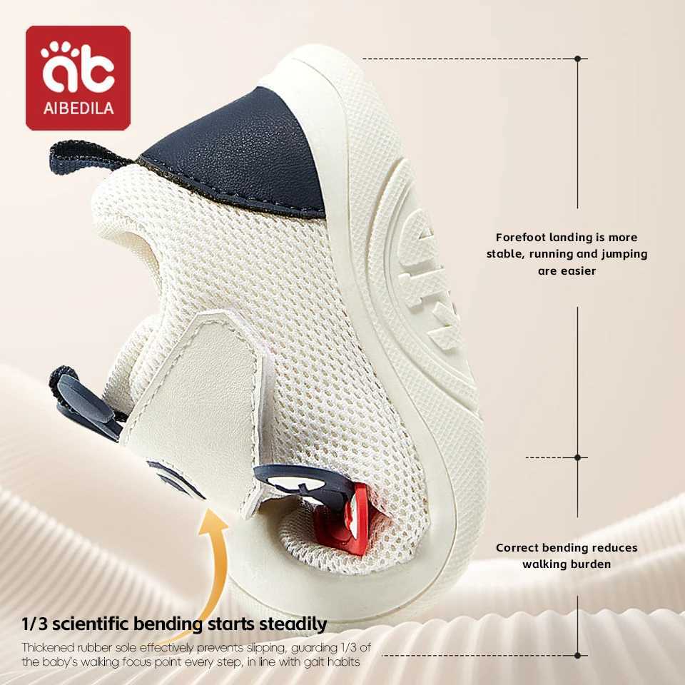 AIBEDILA Infant Shoe Newborn Infant Girls and Boys Recreational Baptism NonSlip Walking Shoe White Softsoled Sneaker Prewalker J251027