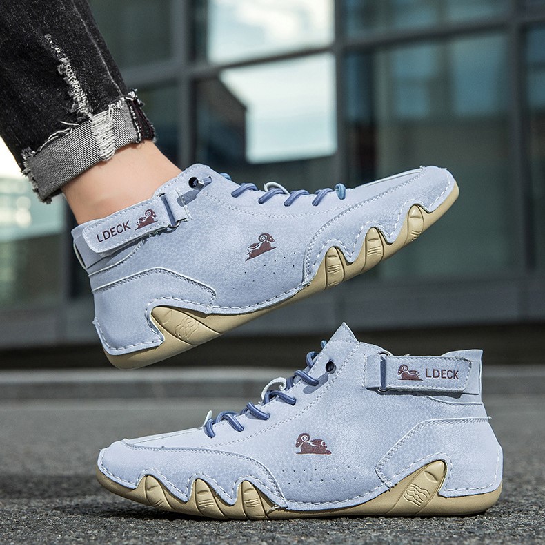 New men's high top designer sports - Hot autumn Luxury shoes casual free shipping lace up