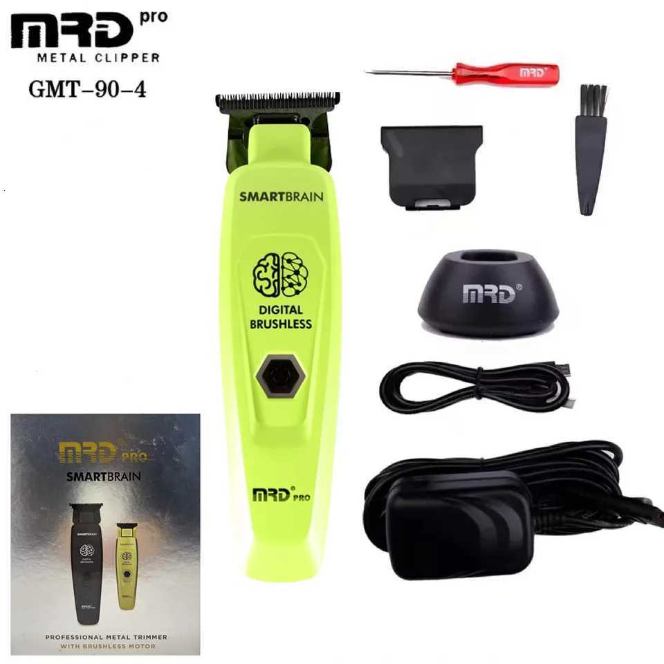 MRD GMT904 Smart Brain Hair Trimmer High Speed Engraving Push Mens Professional Hair Clipper Full Metal Body DLC 440CW251009