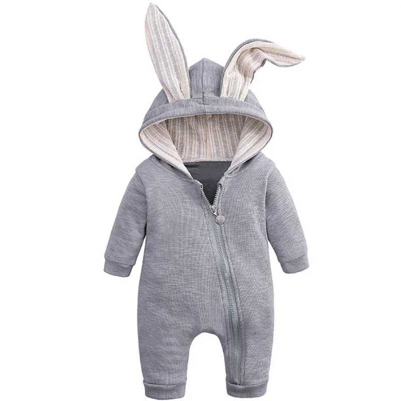 Baby Rabbit Rompers For Baby Girls Autumn Winter Infant Clothing Overalls Jumpsuit Halloween Costume Newborn Baby Boys Clothes C251009