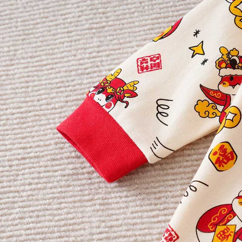 Newborn Clothes Chinese Style Spring Festival Snake Cotton Soft 018 Boys And Girls Spring And Autumn Long Sleeved Baby Jumpsuit C251009