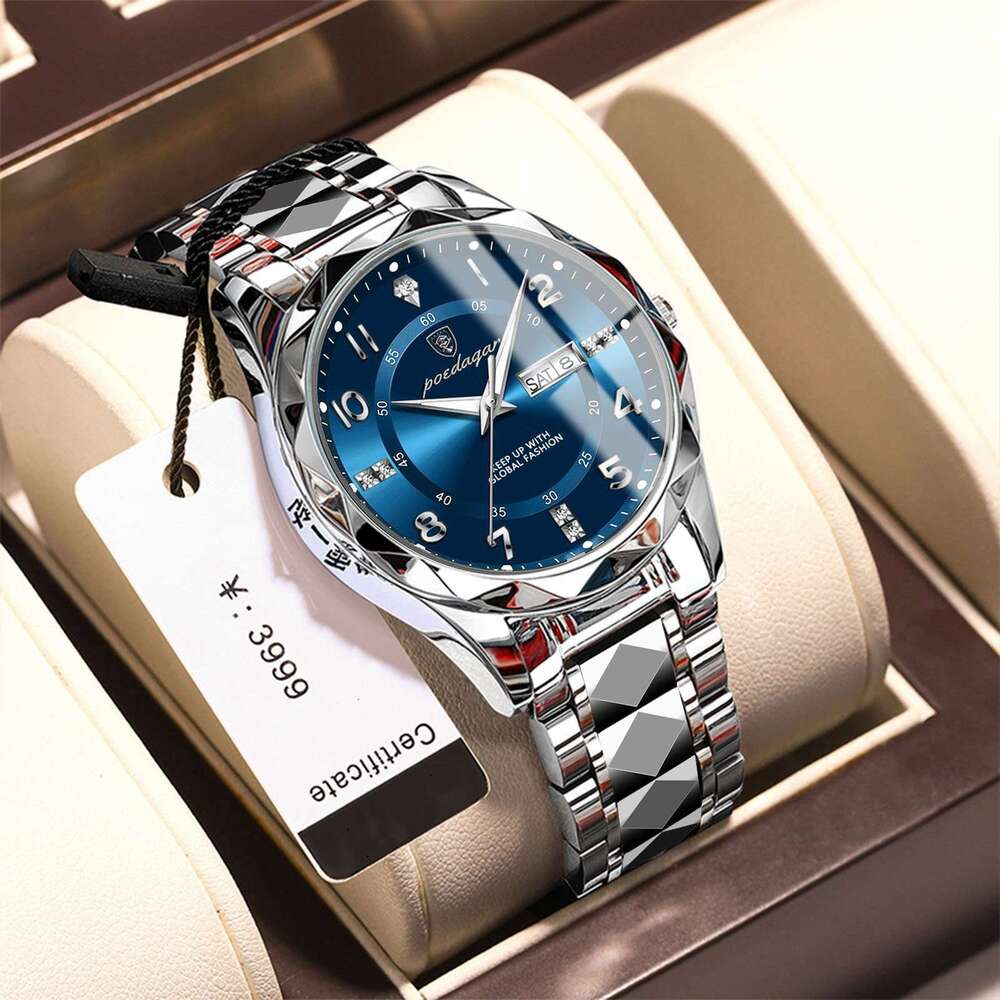 Swiss Brand Waterproof Luminous Men's New Quartz Watch