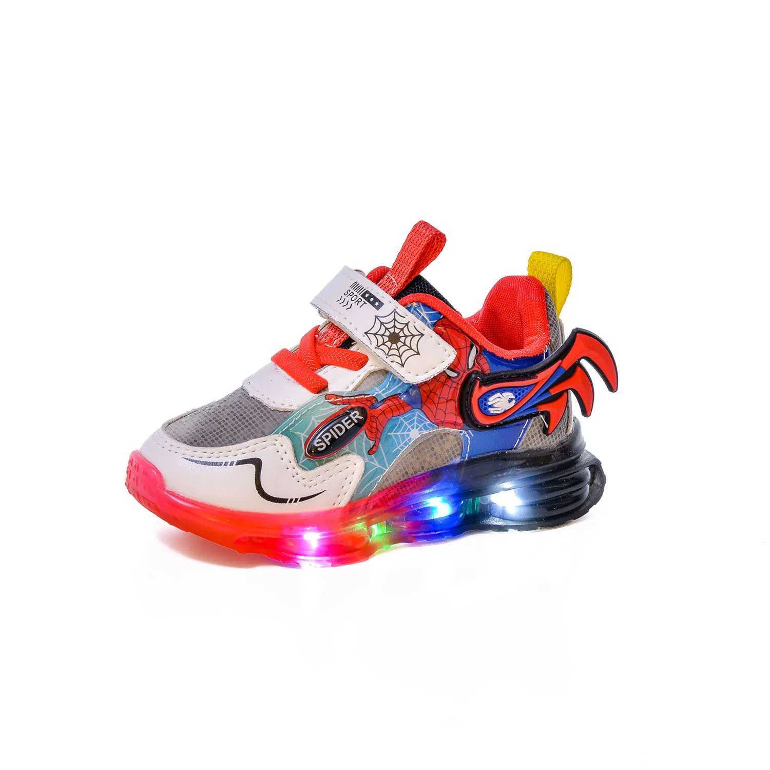 2025 Fashion Baby Boys Sneakers Springautumn Childrens Shoes Lighted Sneaker Trendy Kids Boy Sports Casual Shoes J251027