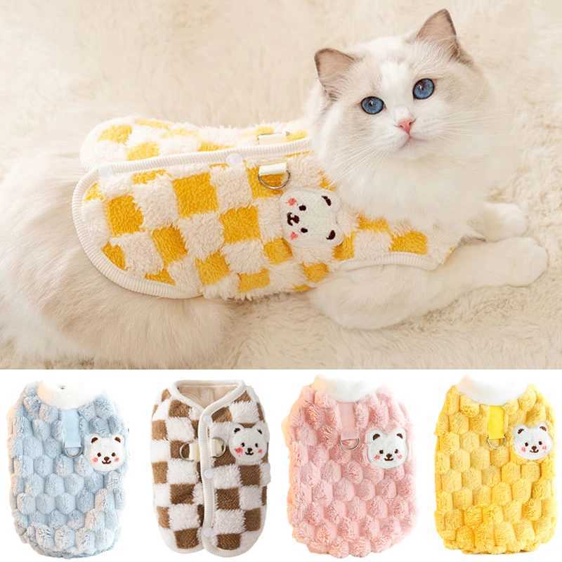 Winter Warm Hairless Cat Clothes for Cats Gotas Cute Pet Cardigan Sweater with Buckle Sphynx Kedi Vest mascotas Costume Clothing C251009