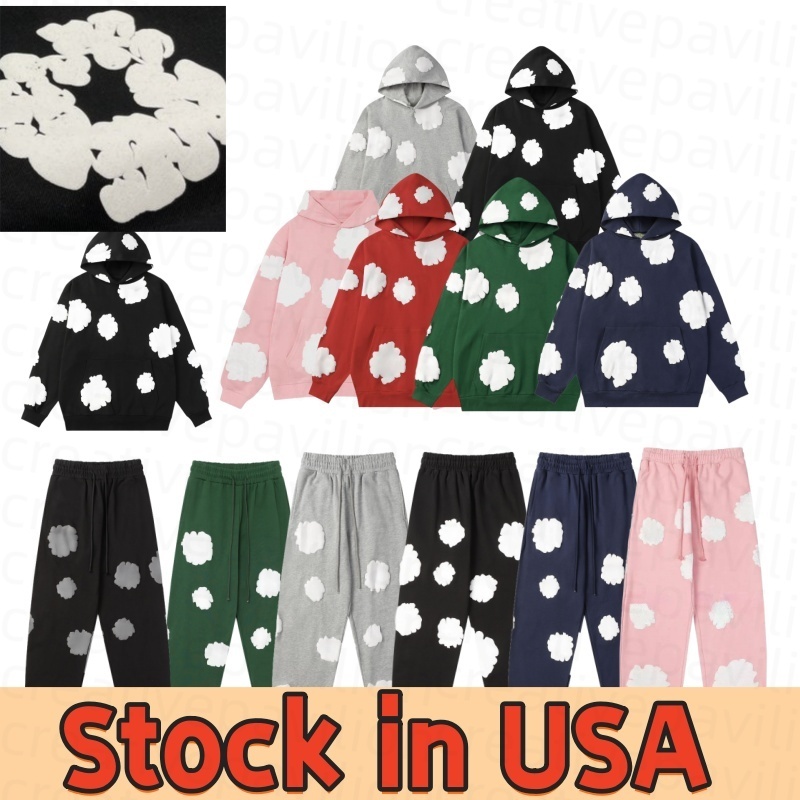 denim hoodie designer Mens tearshoodies sweatshirts pullover hoodie puffer designer for man and woman hip hop fashion sweatpants Cotton Wreath Sweatshirt Hip Hop