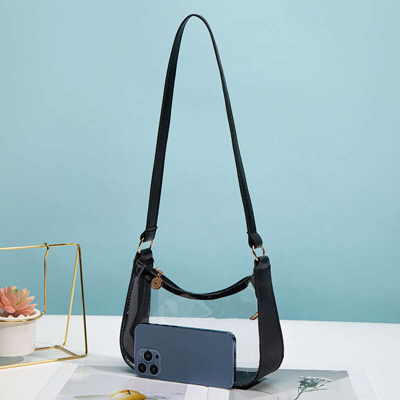 Transparent Handbag 2023 Shoulder Simple Underarm Bag for Women