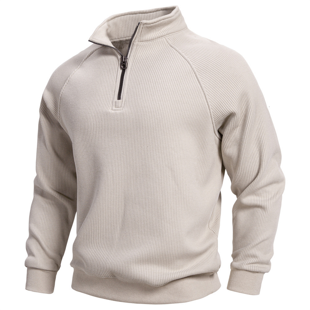 2025 New Autumn Winter European And American Style Designer Shirt Sweatshirt Stand Collar Designer Hoodie Trendy Versatile Fleece-lined Men's Sweatshirt Top