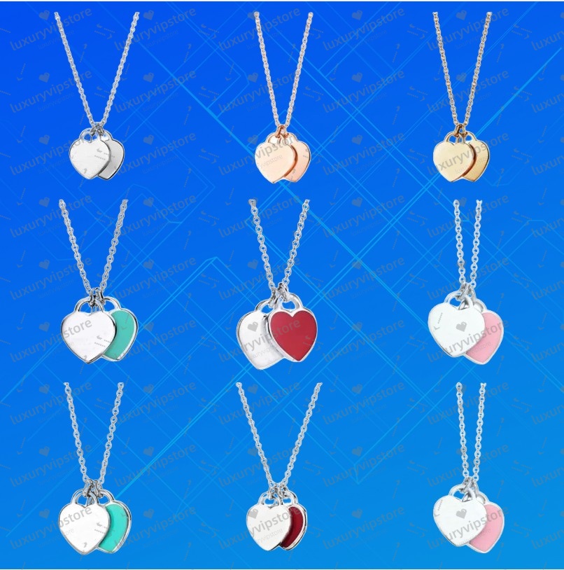 Necklace luxury jewelry designer charm necklace Luxury Necklaces For Women Diamonds Love Metal Chain Thin Letter Pendant Necklaces Valentines