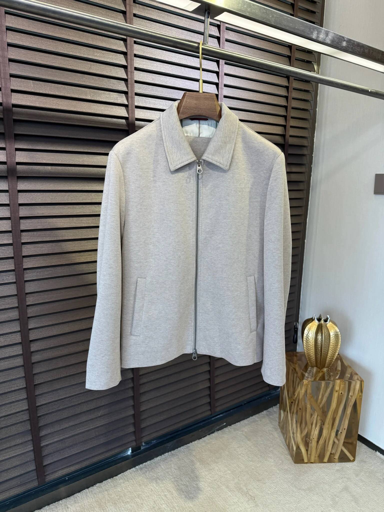 LP Cashmere Blend Casual Jacket Old Money Wind 25aw Lapel Business Casual Wool Jacket