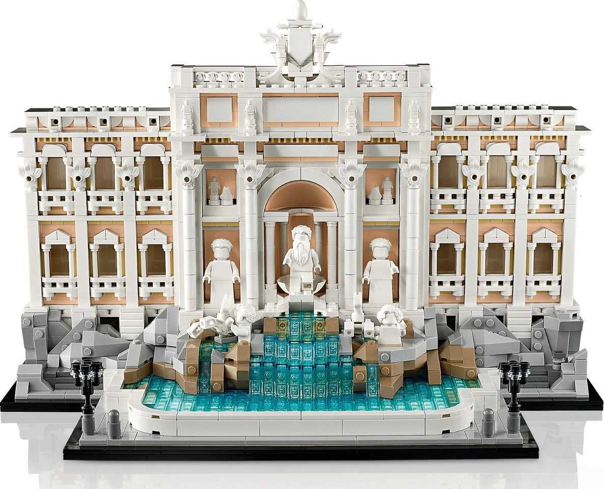 Architecture Fountain Model Kit Iconic Building Blocks Sets Compatible With Legoed Particles Suitable For Christmas Gifts 21062 X251009
