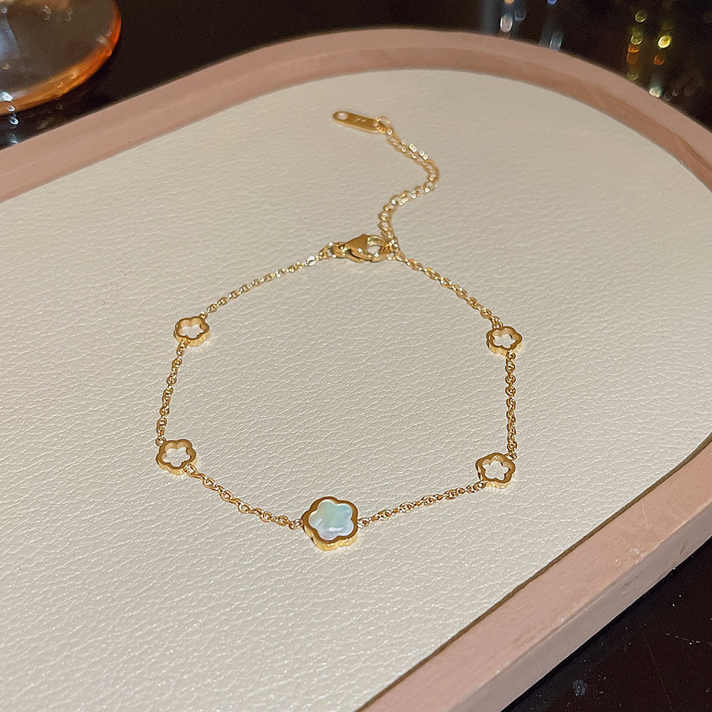 designer bracelet korean style design light exquisite versatile butterfly bracelet for women niche highend nonfading titanium steel jewelry