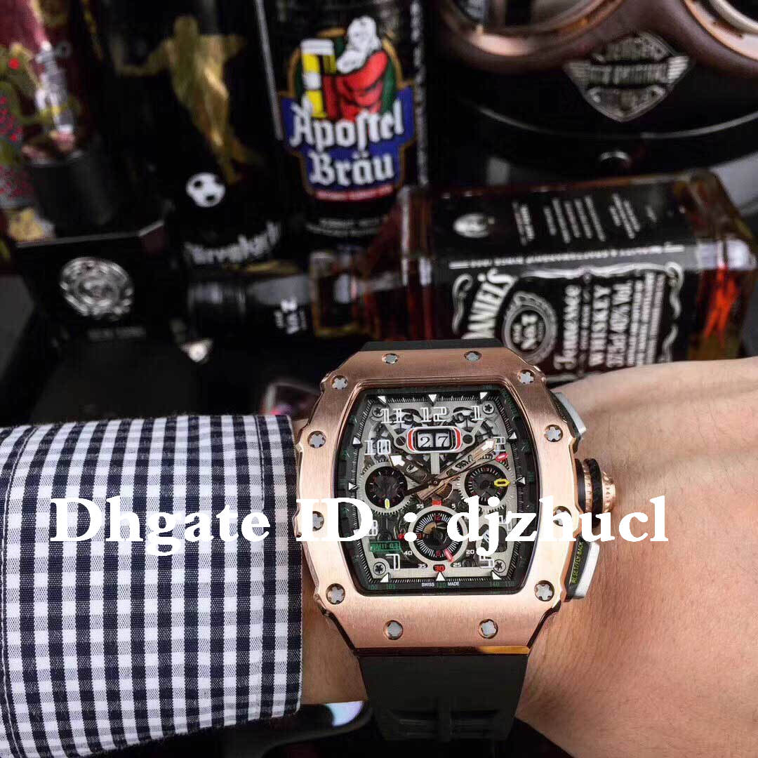 Men's elegant casual men's luxury watch sports style rubber watch aaa
