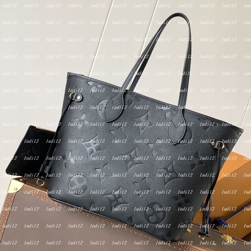 Real cowhide neverful bag Double Up Bag Womens crossbody shoulder bag designer handbag Luxury shopping bag wallet mirror quality tote leather Composite Bag 8a