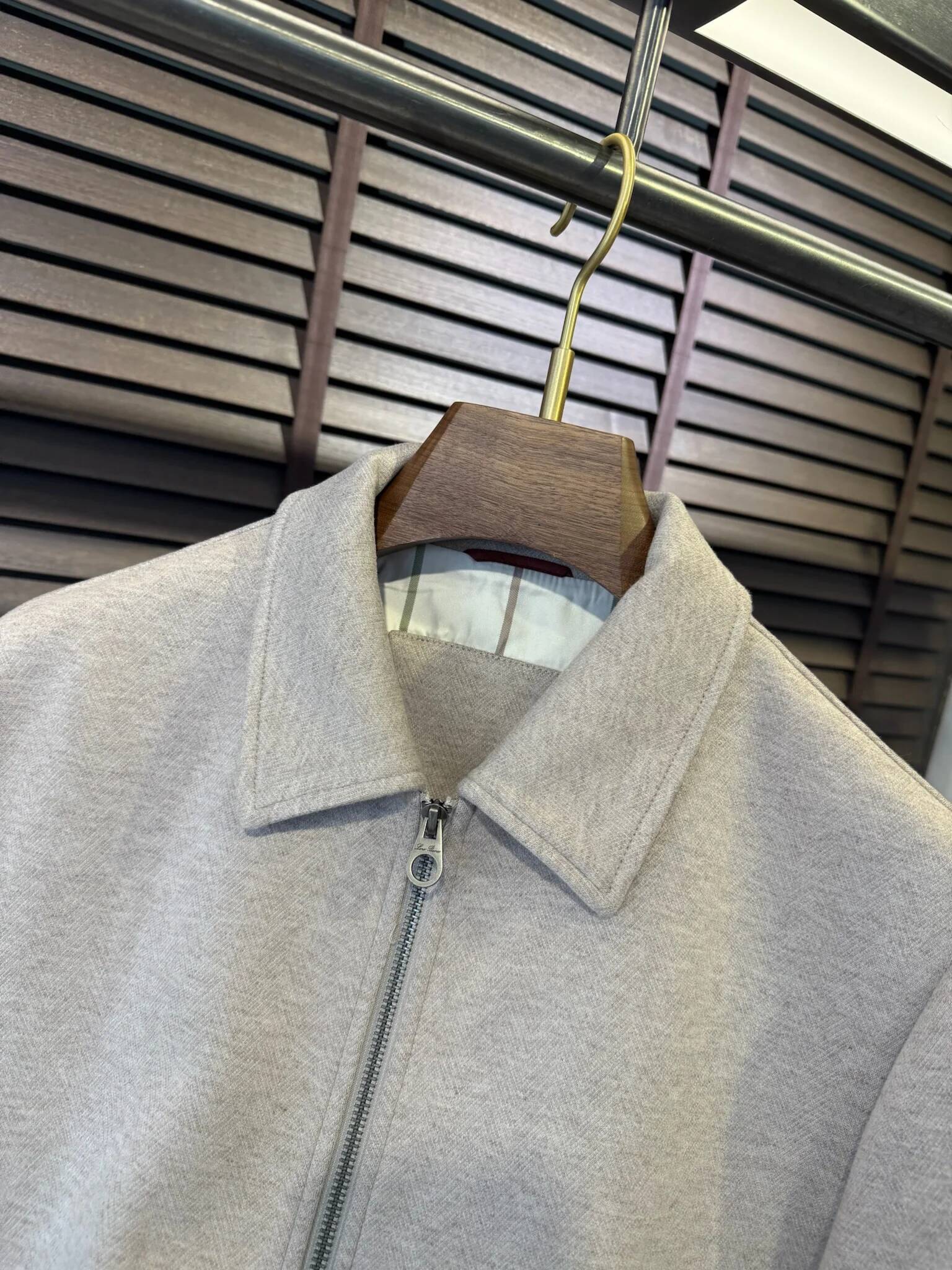 LP Cashmere Blend Casual Jacket Old Money Wind 25aw Lapel Business Casual Wool Jacket