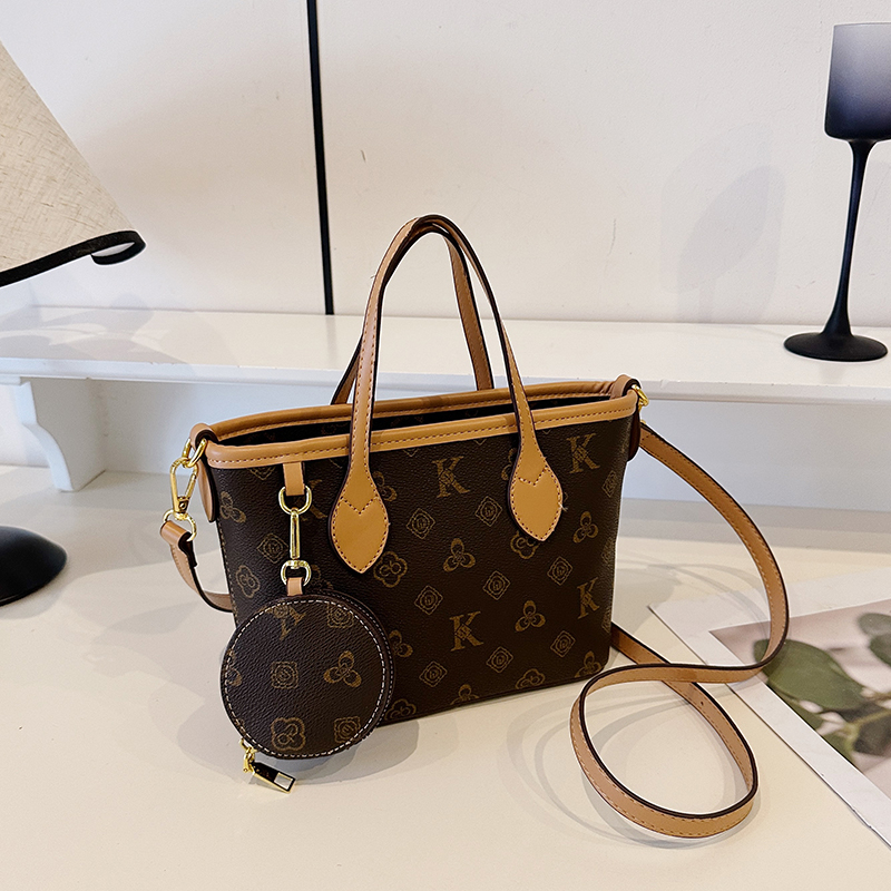 Women's High-End Niche Light Luxury Bags 2025 New Style - Fashionable Printed Crossbody Bags & Popular Top-Handle Bucket Bags