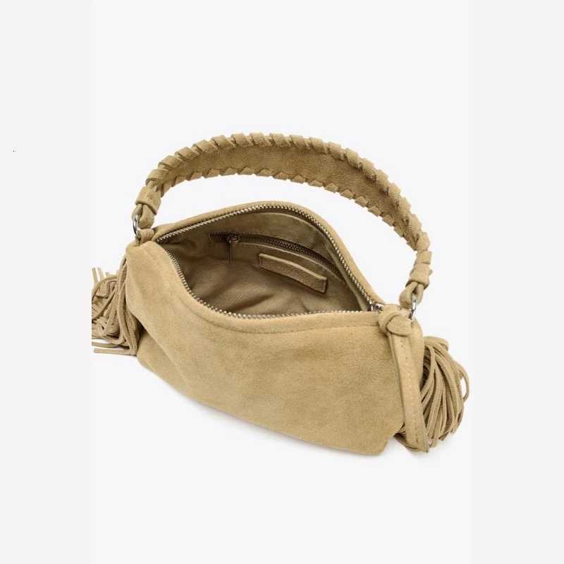 WENS MINI SUEDE FRINGED BAG New Luxury Designer Small Handbag Spacious Crossbody Bag For Ladies Fiable Tassel Bag D251009