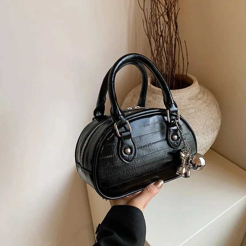 Fiable Sier Mini Shoder Bag for Wen Versatile Handbag Bowling Bag Sle Soft PU Leather Casual Single Strap D251009