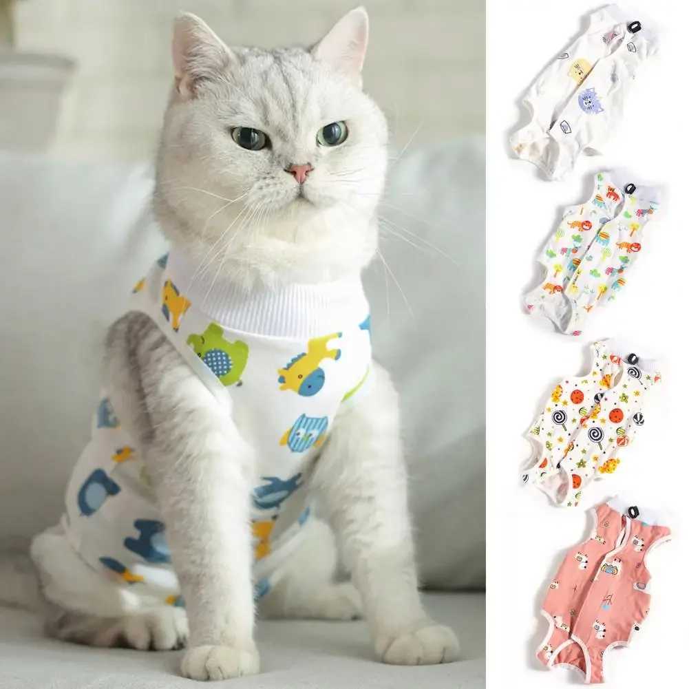 Pet Surgery Recovery Suit Comfortable Pet Postpartum Clothes Professional Pet Cat Surgery Shirt C251009
