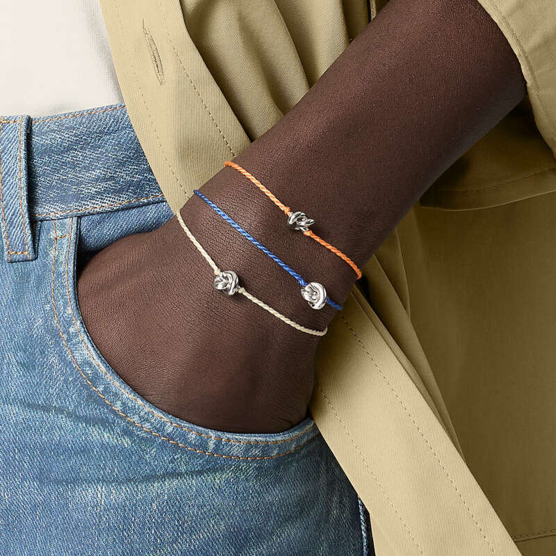 Colorful Dopamine Braided Rope Bracelet Handmade Simple Style Accessories