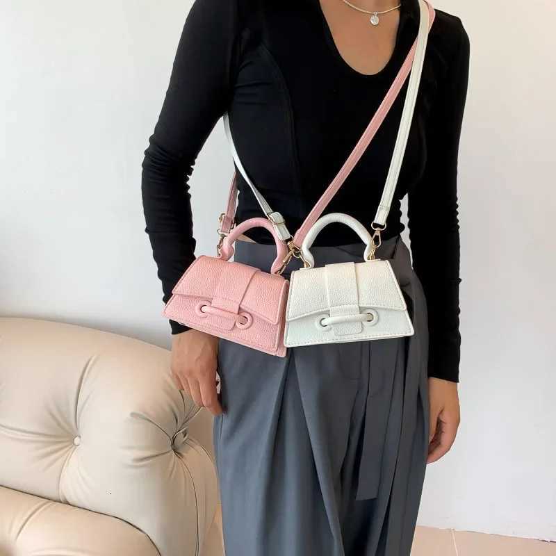 Versatile Casual Simple Niche Mini Shoder Bag Fiable Solid Color French Handbag Cmuting Banquet Wens Bags D251009
