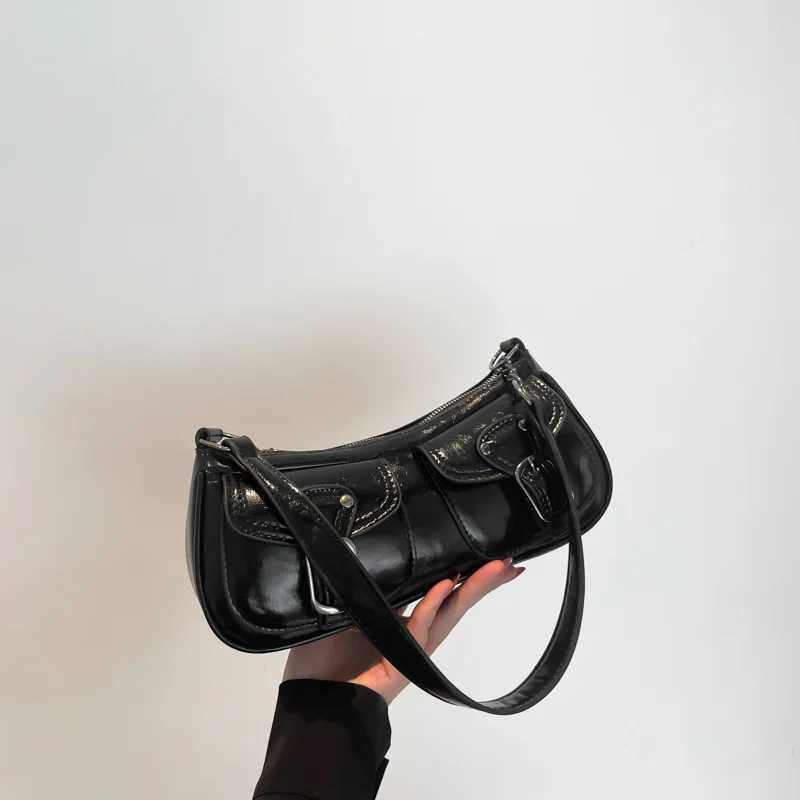 Wens shoder bag fi cmuting armpit bag persality trendy cool scooter bag small senior sense shoder crossbody bag D251009