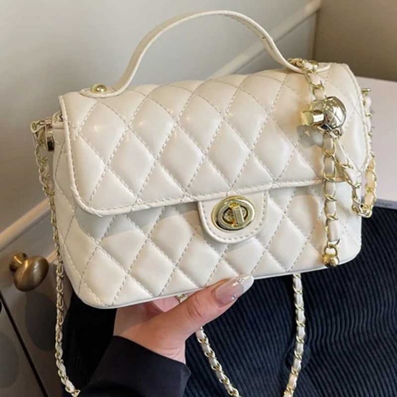 Korean simple and fashionable handbag 2025 summer new fashion chain shoulder bag is beautiful and foreign Luxury-Style BagsW251101