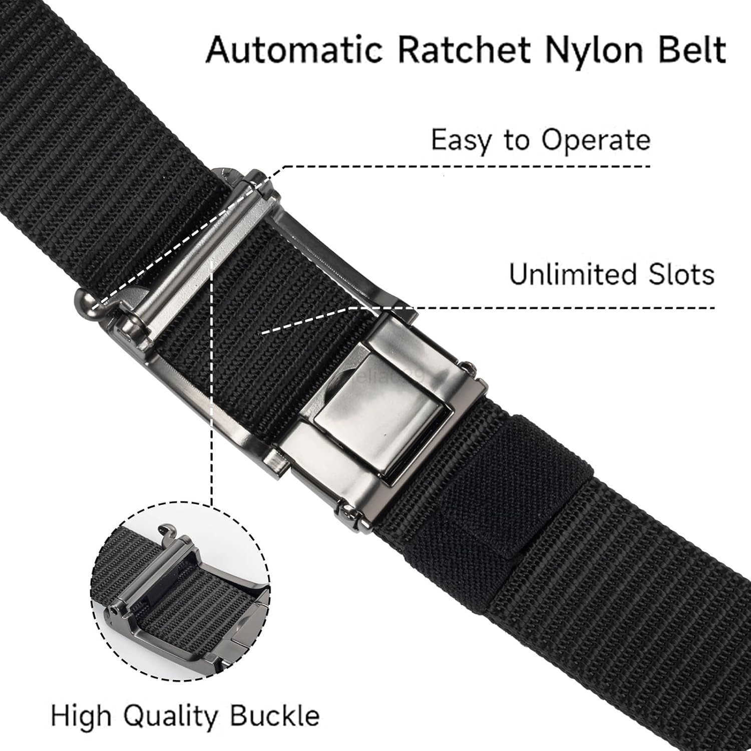 TacticalMilitaryMenBelt Adjustable Nylon Webbing Canvas Web Belts with Alloy for Men Women W251009