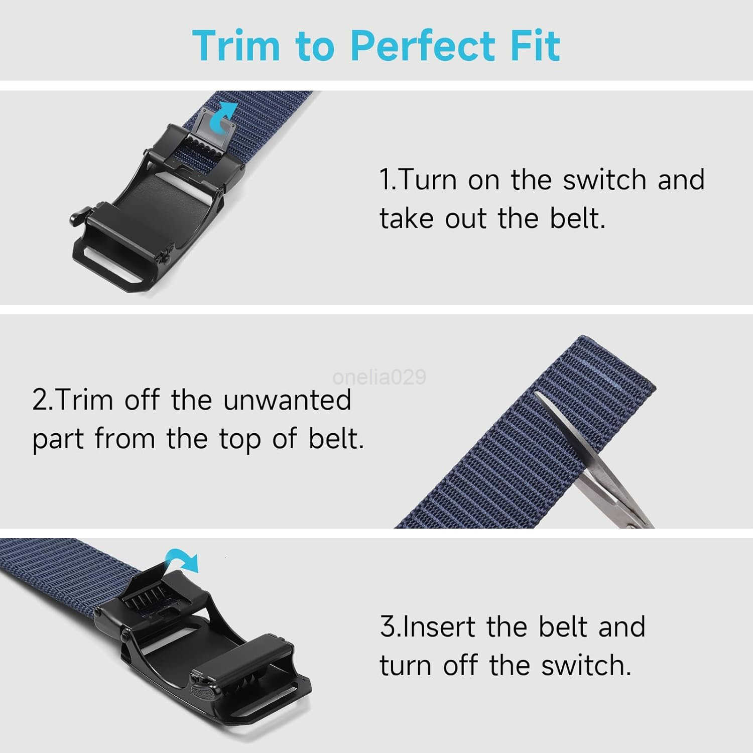Ratchet Belts for Men Mens Belt 1 38 Nylon Web Belt with Automatic Slide W251009