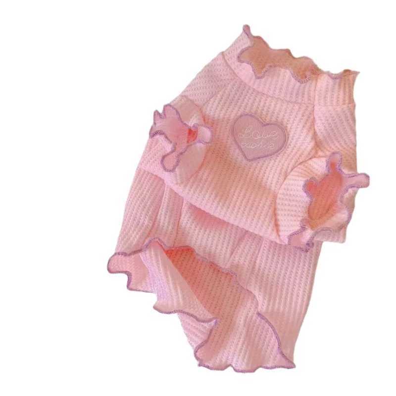 Milk Desire Powder Pet Cat Clothes Autumn and Winter Sphinx Hairless Cat German Anti Hair Flying Sleeve Vest C251009