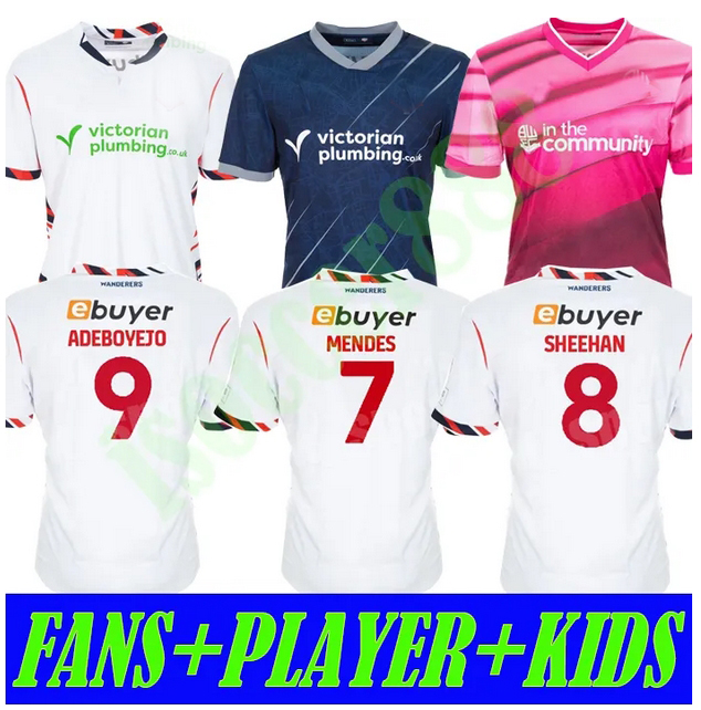 BoLtoNs 25 26 BoLtoNs WaNdErERes TAYLOR DALBY GALE ADEBOYEJO RANDALL Size:16-XXL Soccer Jerseys 2025 2026 Home Away 3rd uniform men's and children's set football shirt
