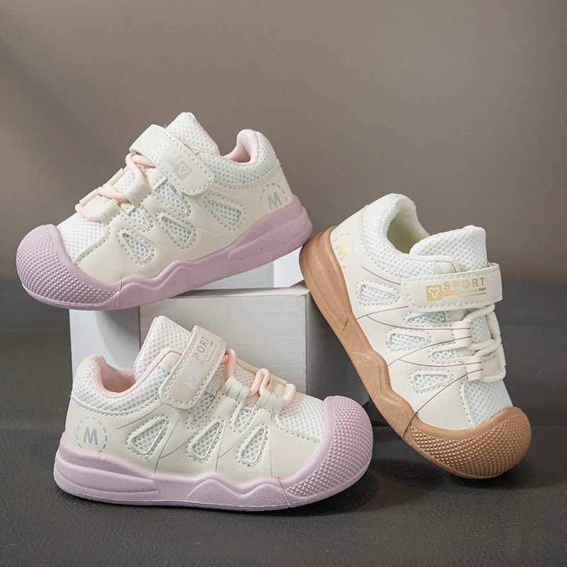 2025 New Summer Childrens Shoes Mesh Childrens Sports Shoes Breathable Mens and Womens Shoes Soft soled Non slip Shoes J251027