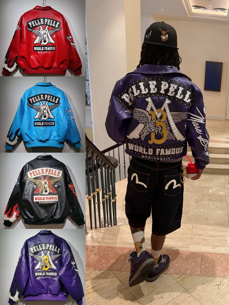 Men's Design Air Force Pilot Jacket Embroidered Baseball Jacket Fashionable and Popular Harajuku Y2K Work Clothes Couple
