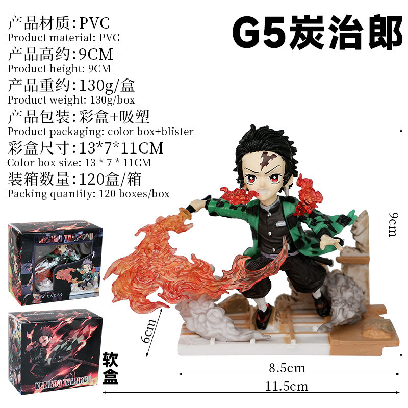 Ghost Killing Blade Animation Manual G5 Charcoal Zhilang You Douzi Toyoka Volunteer anime Model Manual Decoration 250916