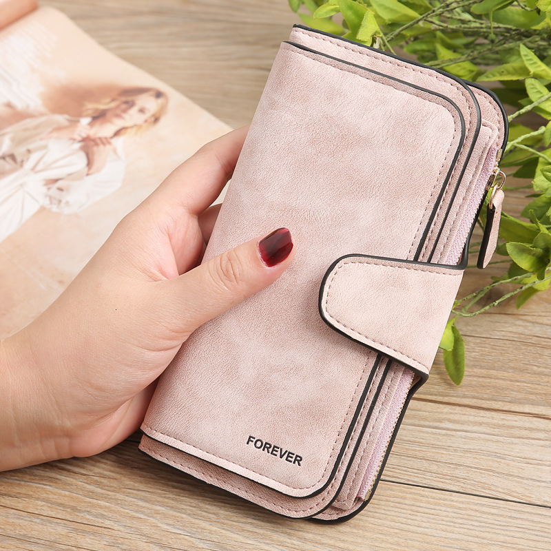 Luxury Designer Wallet Large Capacity Long Women's Matte PU Multi-purpose Wallet Clutch Card Holder High-end Feel