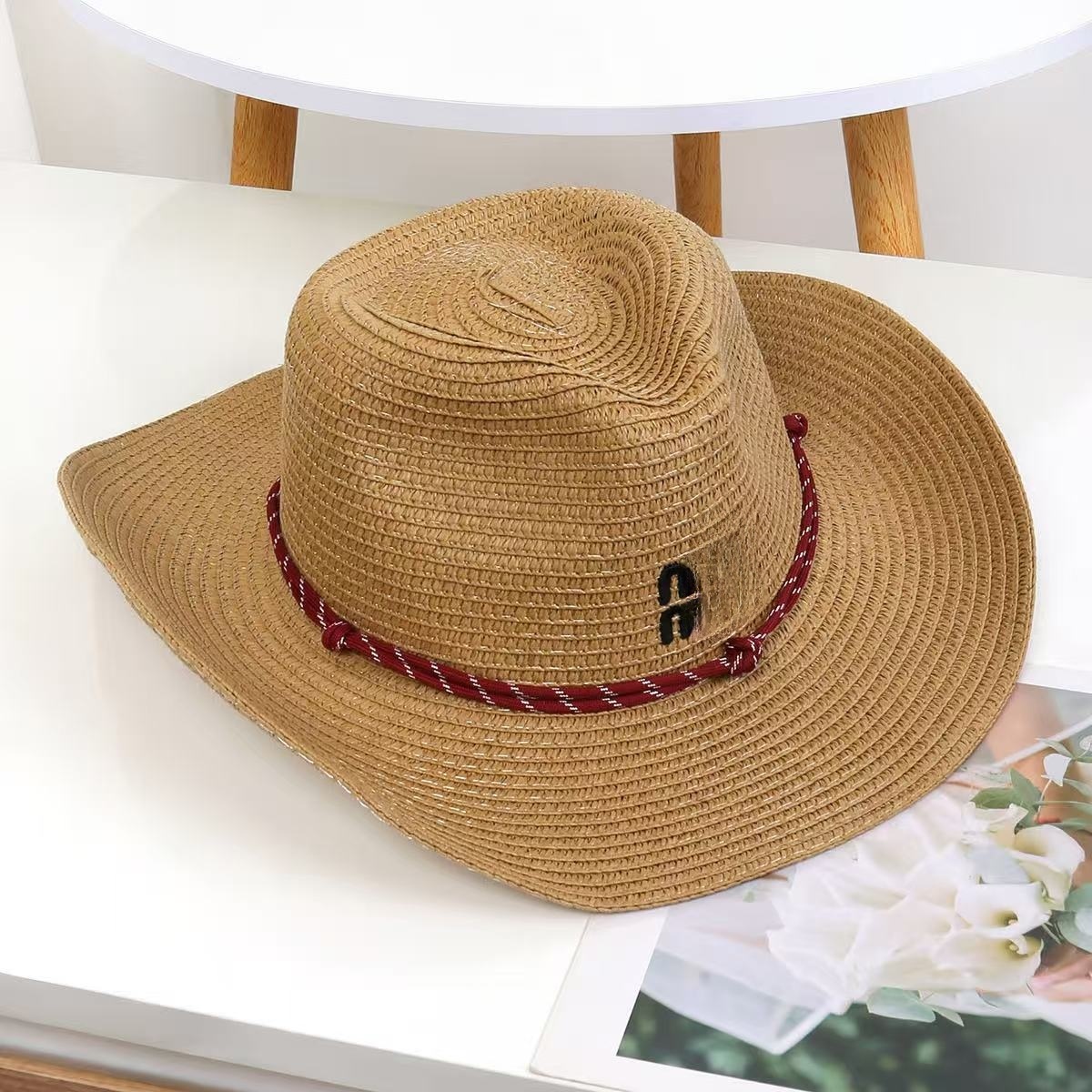 Wide Brim Hats Designer Lafite Grass Jazz Hat Top Quality For Travel Vacation Sunshade Straw Hat Summer Bucket Hats