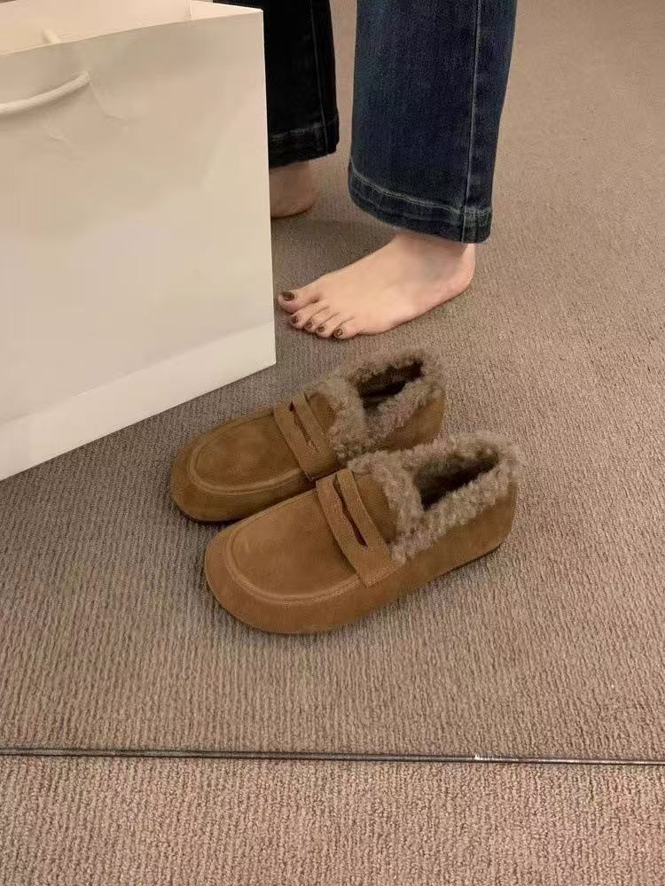 Winter Outdoor Cotton Casual Fashionable Warm Boots Comfortable and Non-slip Womens Home Slippers XW6.5