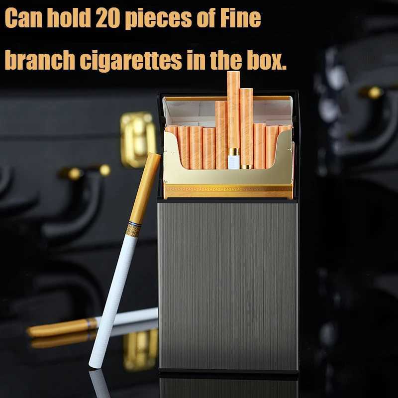 1 USB charging lighter and cigarette case in one Womens portable cigarette case with pressure protection for 20 thin cigarett W251009