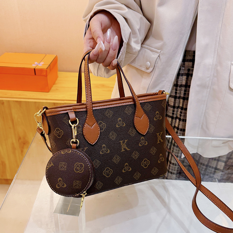 Women's High-End Niche Light Luxury Bags 2025 New Style - Fashionable Printed Crossbody Bags & Popular Top-Handle Bucket Bags