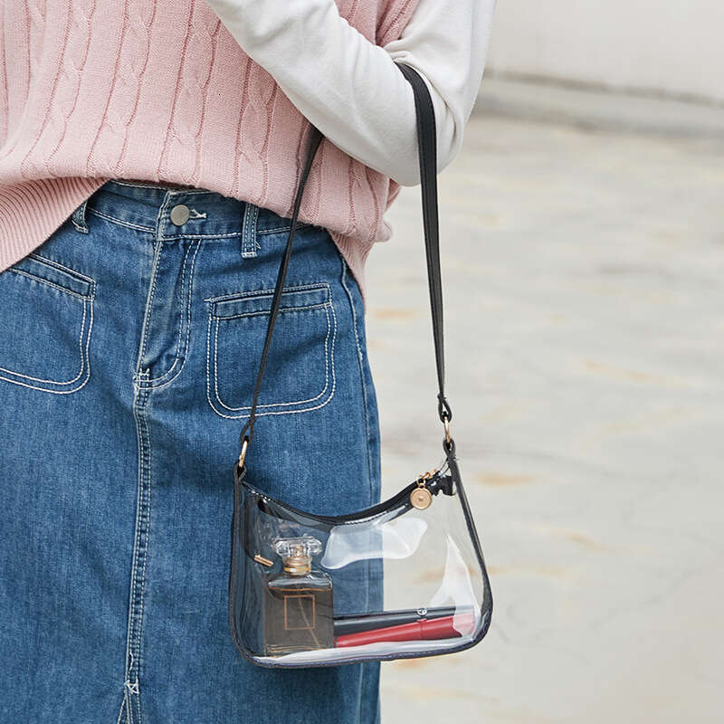 Transparent Handbag 2023 Shoulder Simple Underarm Bag for Women