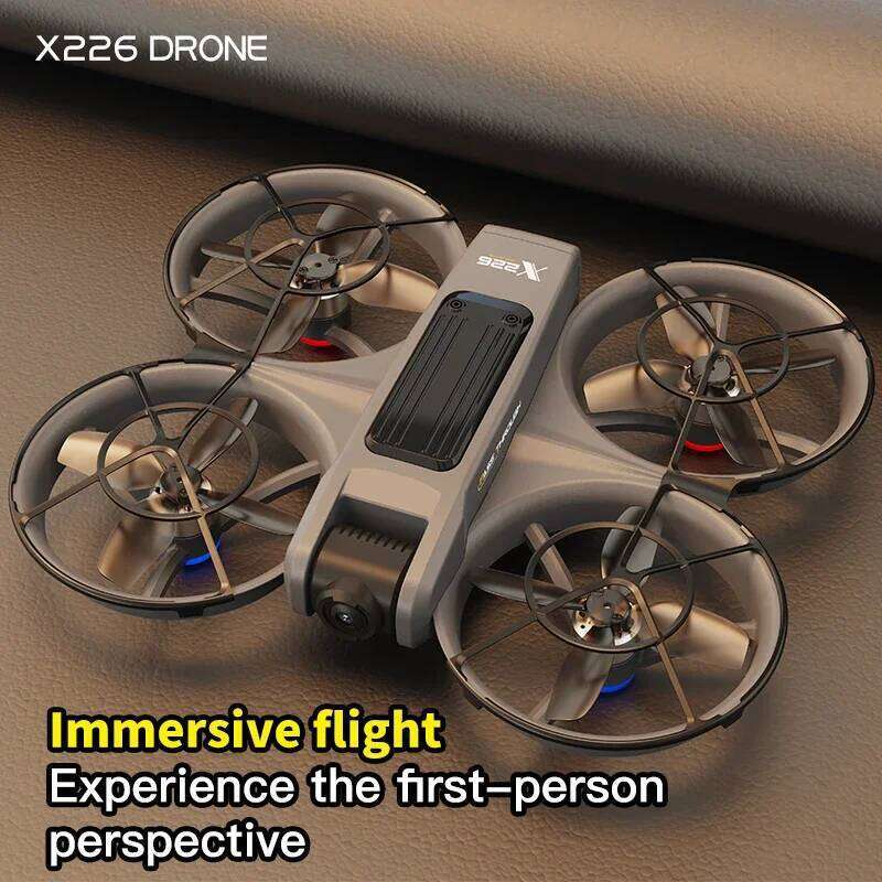 Camera Drone New Drone X226/X226vr Drones 8K Profession HD Wide Angle Camera Wifi FPV RC Helicopter Large Screen Foldable Quadcopter