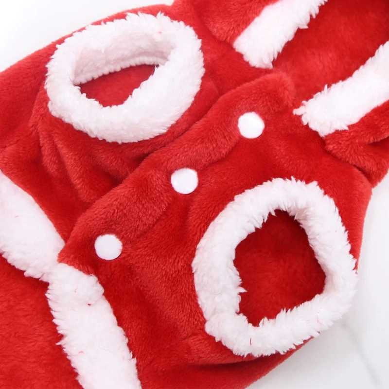 1pc Cat Christmas Clothes Winter Warm Pet Clothes for Small Medium Dogs Elk Santa Claus Dog Cats Coat Christmas Dogs Costume C251009