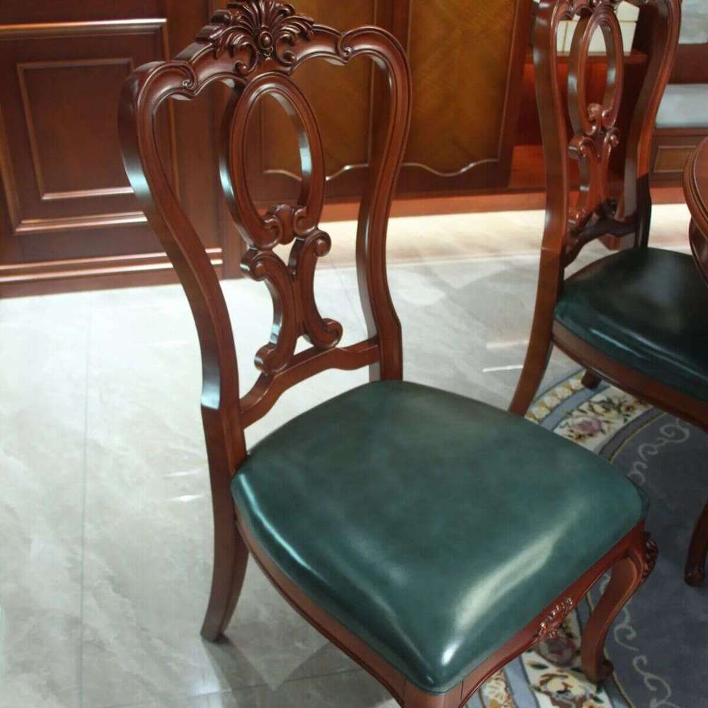 Zhong zhixin Sophisticated High-Quality Solid Wooden Dining Set Reflecting Natural Elegance & Comfort